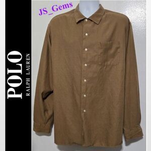 Polo Ralph Lauren Brown Casual Button Down Shirt